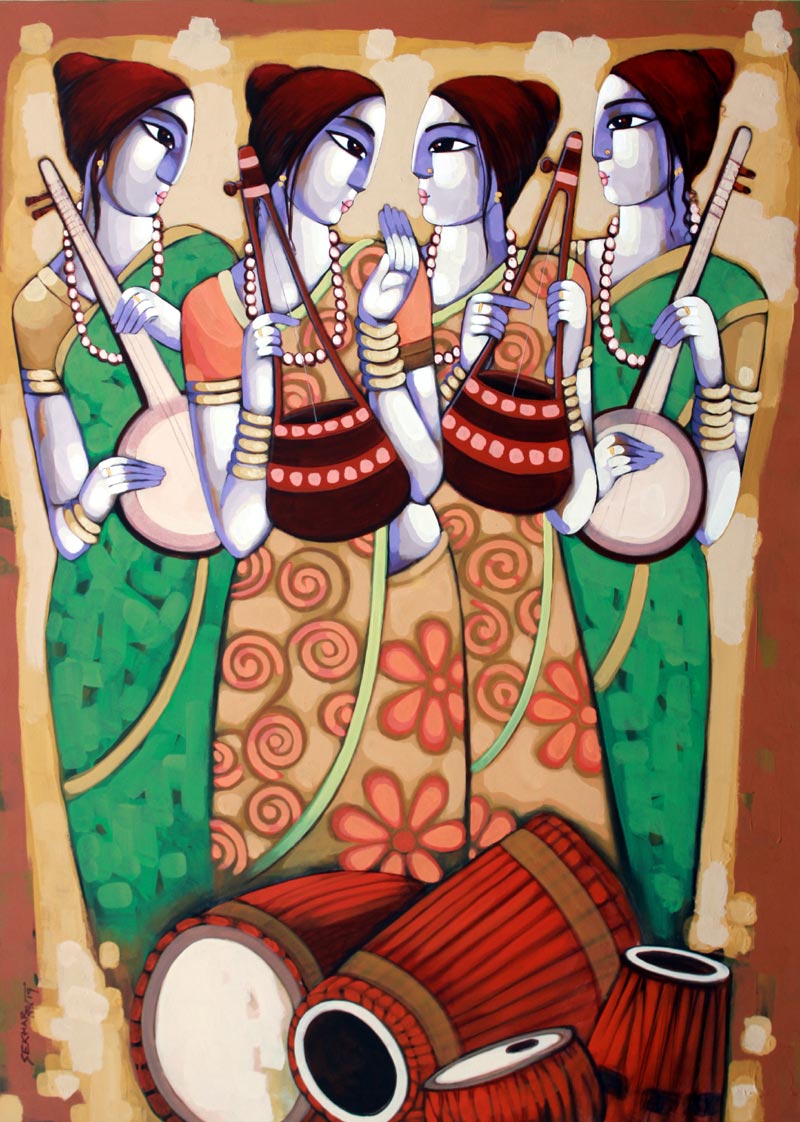 Baul-1064 by Sekhar Roy | IndiGalleria